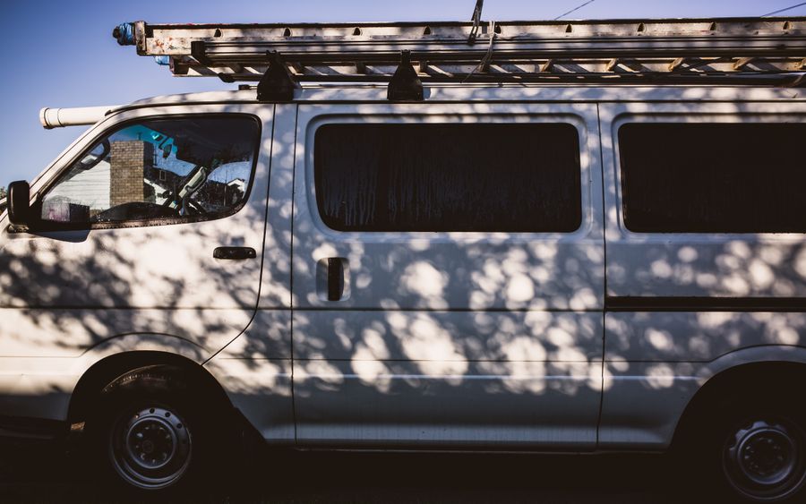 South Bay Heating & Air service van loaded with tools, ready for a call